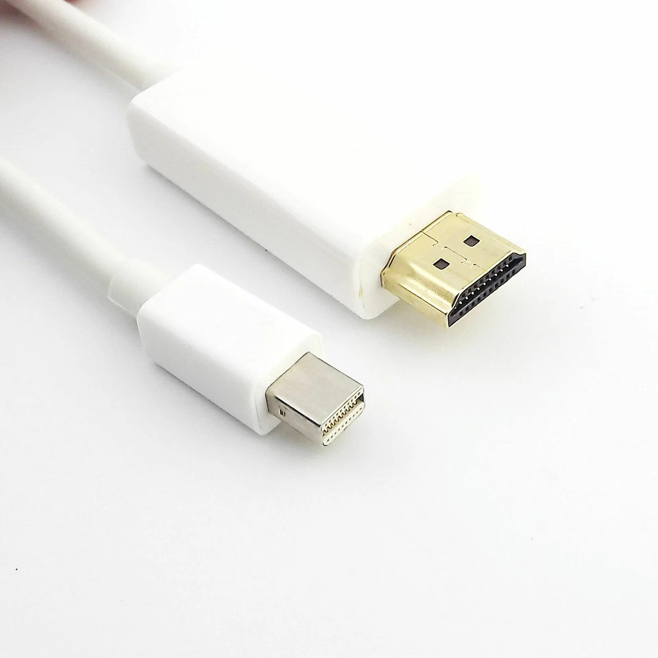 1.8M Mini DisplayPort DP to HDMI Cable Display Port For Microsoft Surface Pro MA - Image 2 of 4