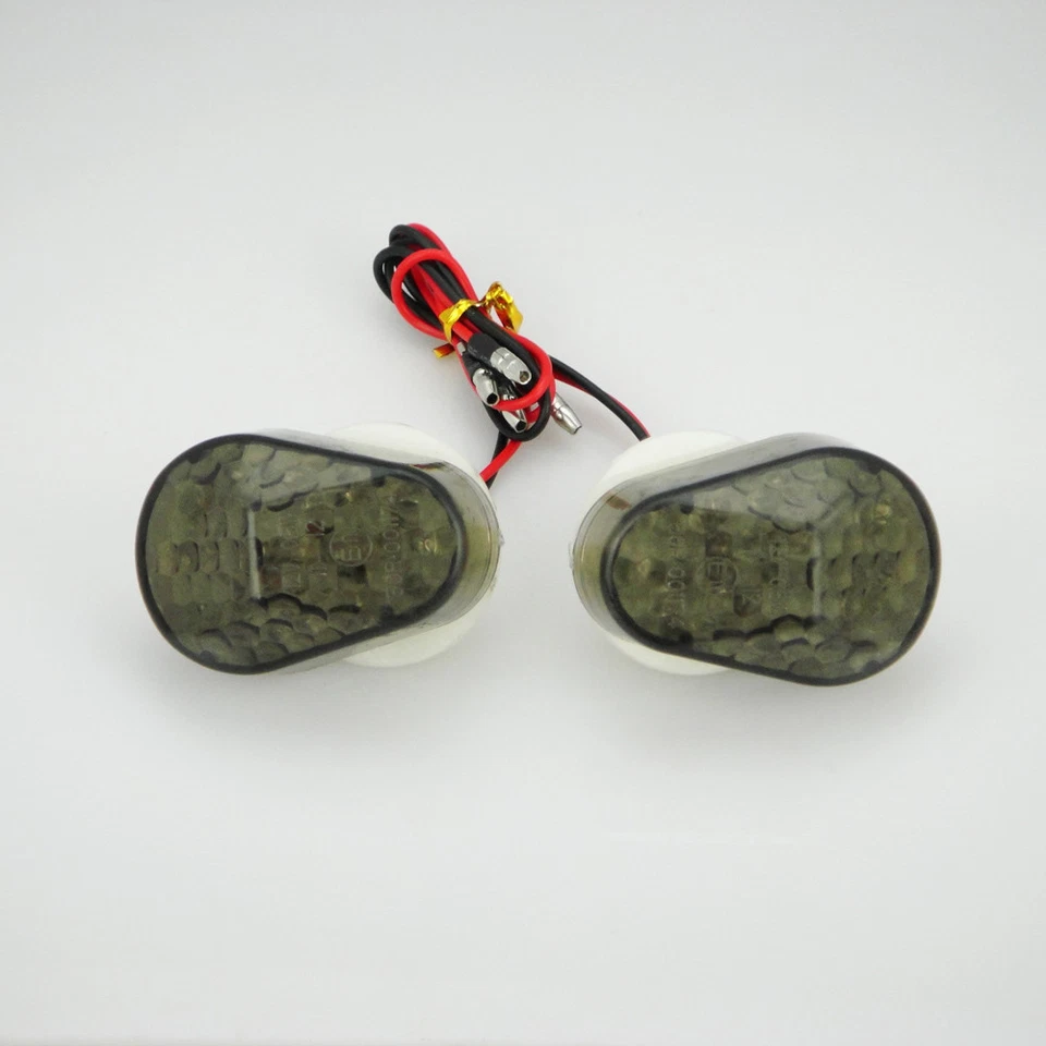 Motorcycle Turn Signals LED Lights for Kawasaki Ninja ZX-6R 1998-2013 Smoke - Imagem 2 de 4