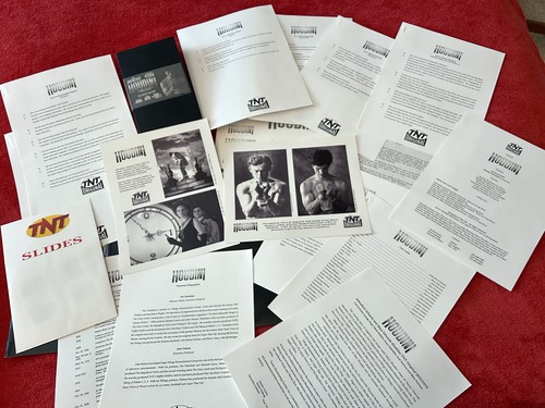 Dossier de presse HOUDINI avec ruban VHS + diapositives + photos mode Johnathon Schaech George Segal