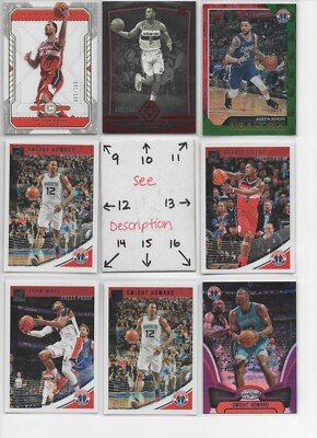 Washington Wizards  SERIAL #'d Rookies Autos Jerseys * ALL CARDS ARE GOOD CARDS