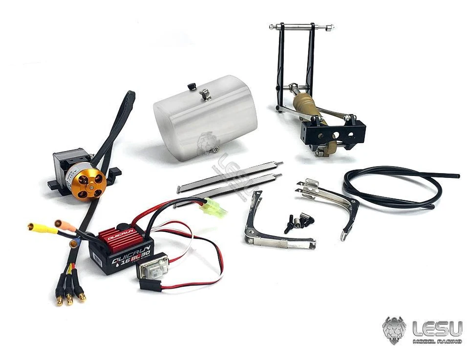 LESU Pump ESC Sistema de cilindro de aceite hidráulico 1/14 RC Volquete para Tamiya Camión Coche Foto 2 de 2