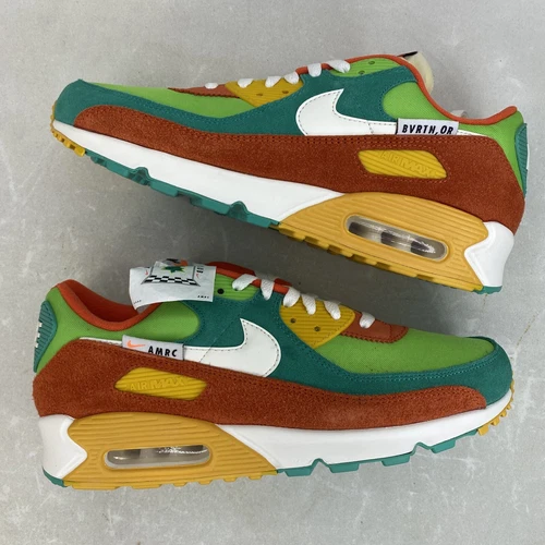 Nike Air Max 90 SE Running Club Roma Green Multicolor Men Size 12  DC9336-300