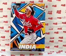 Jonathan India Cincinnati Reds 2021 Topps Fire Rookie Base Card #106 Nice