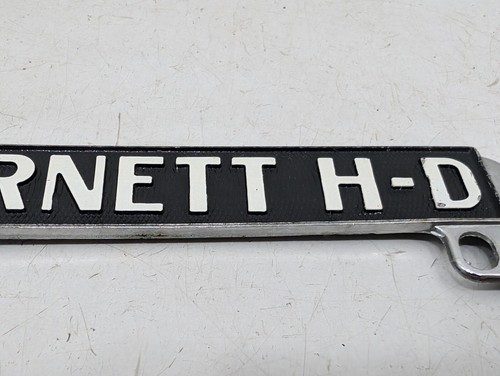 Vintage Motorcycle Dealer License Plate Frame Barnett Harley Davidson El Paso TX - Picture 6 of 14