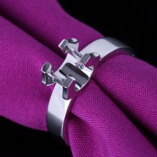 Engagement Wedding Jewelry Semi Mount Round 6  7mm Ring Sterling Silver 925