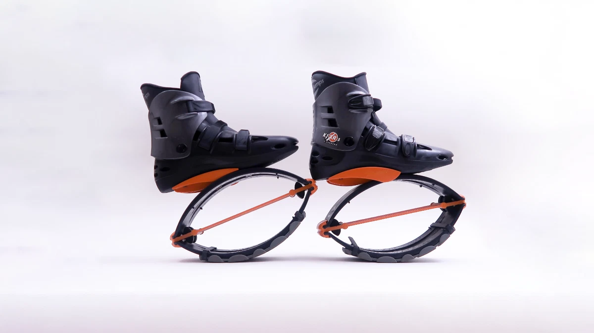 Kangoo Jumps XR3 Black Orange Rebound Boots Shoes FREE SHIPPING