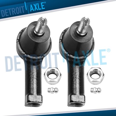 Pair New Outer Tie Rod End Links for Accent Elantra Kia Tiburon Spectra