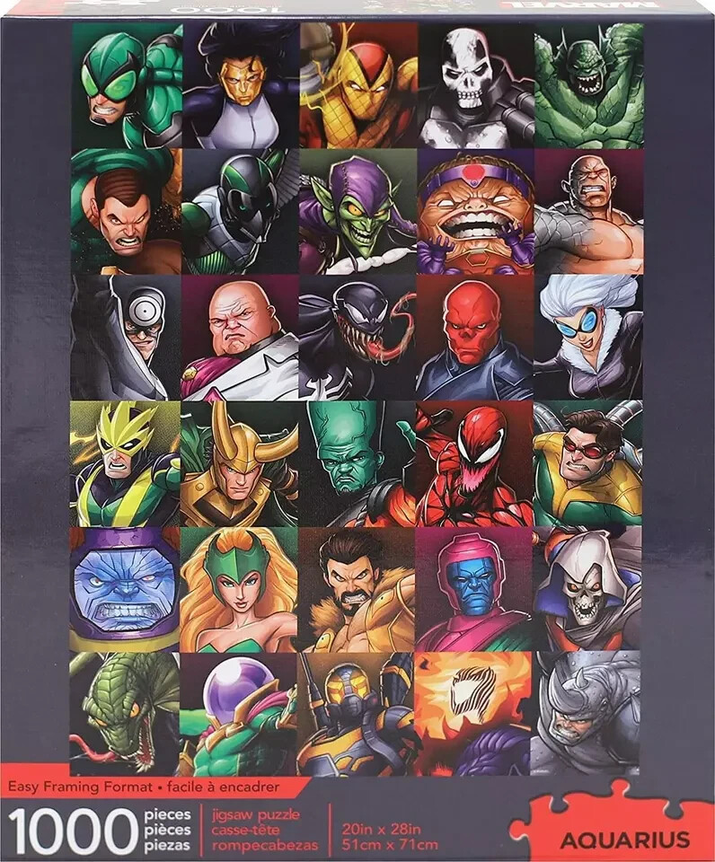 Marvel Villains Collage 1000 Piece Jigsaw Puzzle | eBay