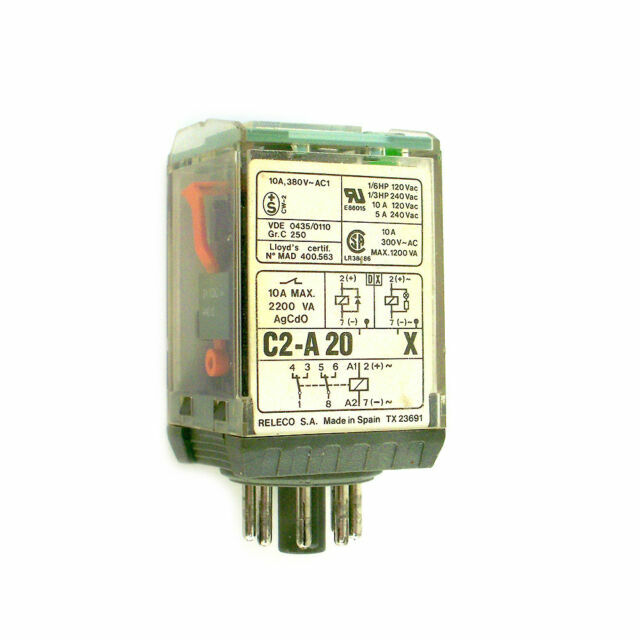 Business Industrie C2 0x Ac1v Releco Mr C Dpdt 1vac Usip Turck C2 0 X Relay Universalrelais Parchjavid Ir