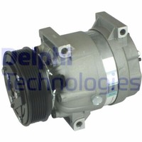 Delphi TSP0155897 Kompressor, Klimaanlage Passend FüR Nissan Opel Renault