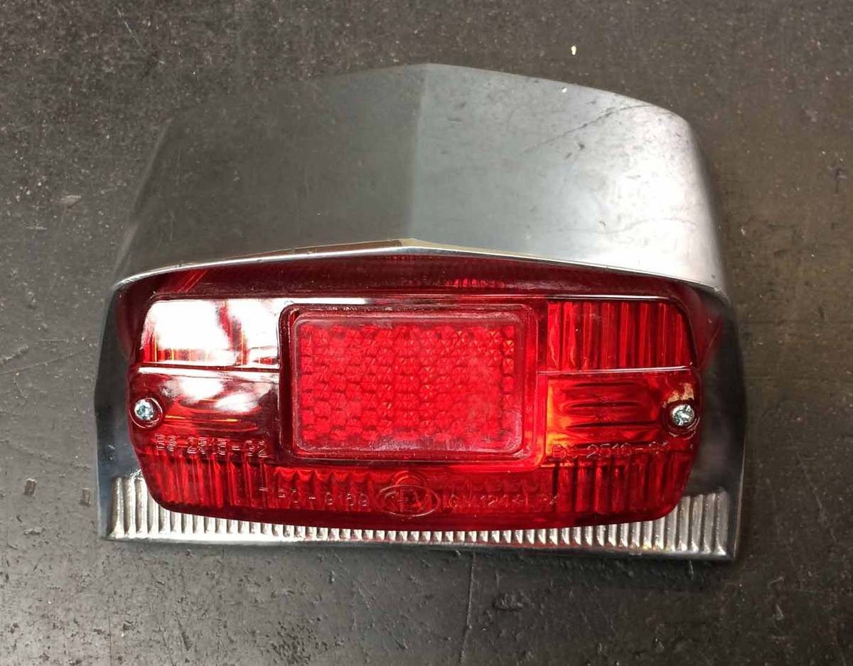 イタリアBOSATTA製 旧型 テールランプ vespa lambretta Rear light / tail lamp assembly alloy for Lambretta series 3 | eBay