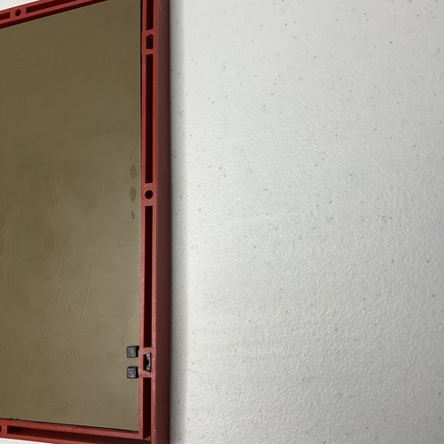 Vintage Kim Casali LOVE IS Being A Good Ear framed Mirror 70s Aspell Saggers - Picture 6 of 7