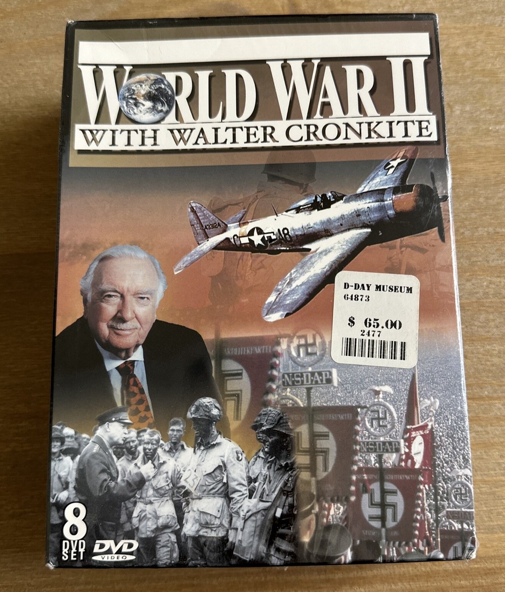 その他 World War II With Walter Cronkite [DVD] World War II With Walter Cronkite - Boxed Set (DVD, 2005, 8