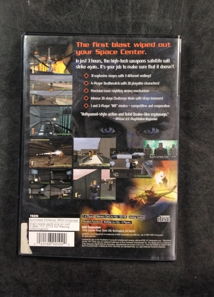 WinBack: Covert Operations (Sony PlayStation 2, 2001) - Image 3 of 3