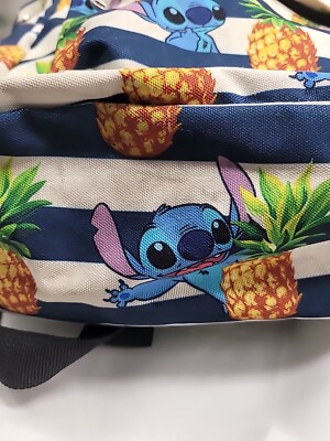 Disney Loungefly Lilo & Stitch Pineapple Large Striped Nylon Women’s Backpack Disney Loungefly Lilo & Stitch Pineapple Large Striped Nylon  main image 3