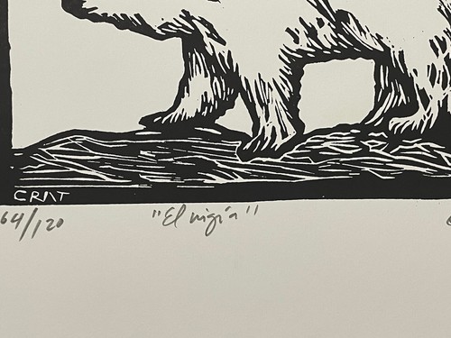 Kupferstich Rene Aguilera ̈El vigia ̈. 2013. Original signiert vom Künstler - Bild 8 von 12