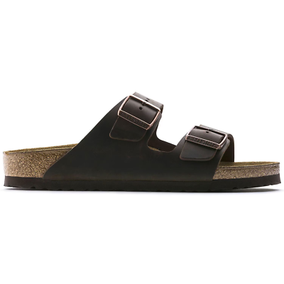 Birkenstock Arizona Regular Oiled Leather Sandals Black EU  display picture 1