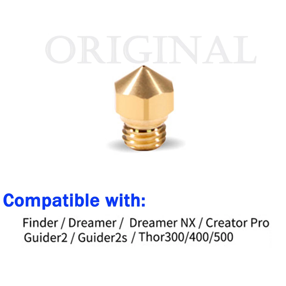 Original FLASHFORGE 3D Printer Nozzle 0.4mm for Finder Dreamer / NX Creator Pro - Image 2 of 4