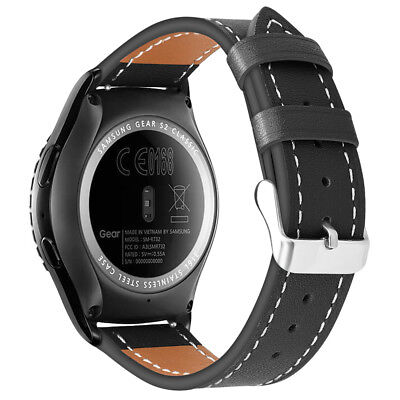 For Samsung Galaxy Watch 42mm/Gear S2 Classic Leather Bracelet Strap Wrist Bands | eBay