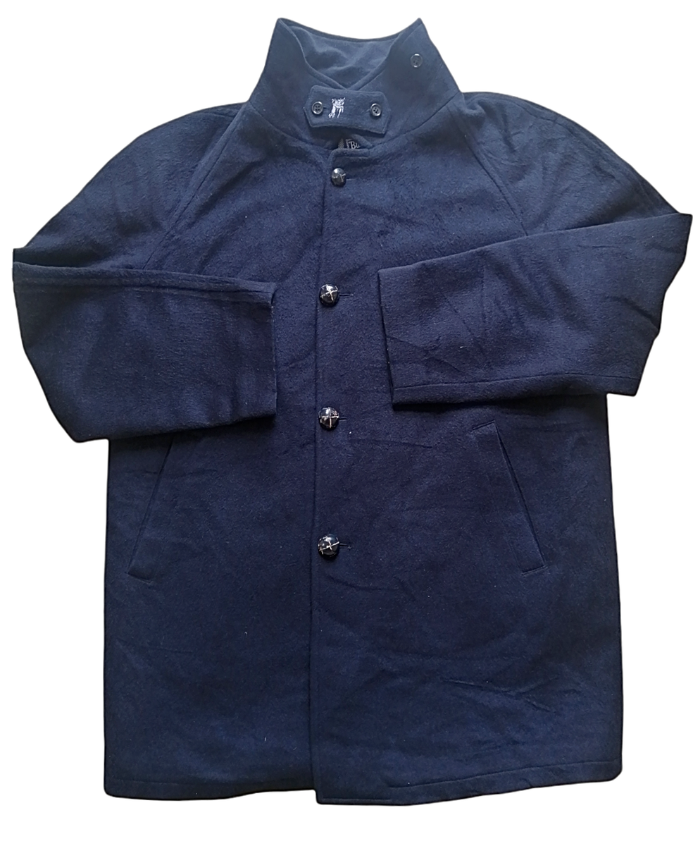 Vintage Burberry Jacket Wool Nova Check Coat Jacket Blue Vintage Burberry Jacket Wool Nova Check Coat Jacket Blue