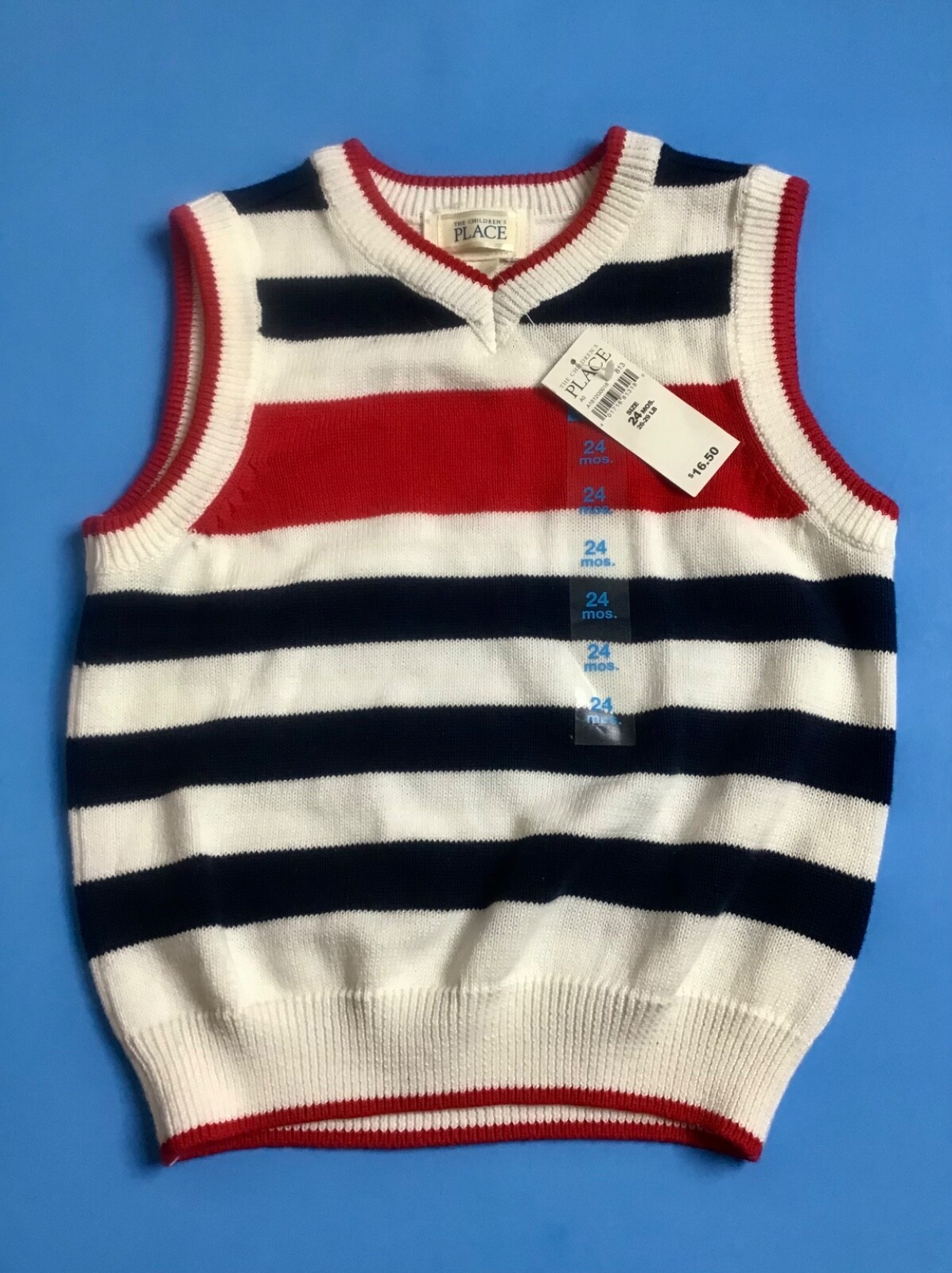 THE LITTLE CHILDREN PLACE BABY BOY KID TODDLER 24M MULTI SLEEVELESS