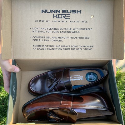 Nunn Bush Mens Denzel Moc Toe Slip-On Sho NUNN BUSH Denzel Moc Toe Kiltie Tassel SLIP ON MEN SHOES  main image 3