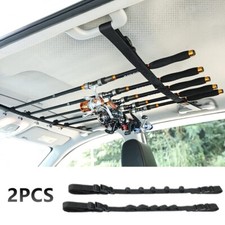 Pour porte canne à pêche toit de voiture avec sangle de ceinture à 5 fentes o