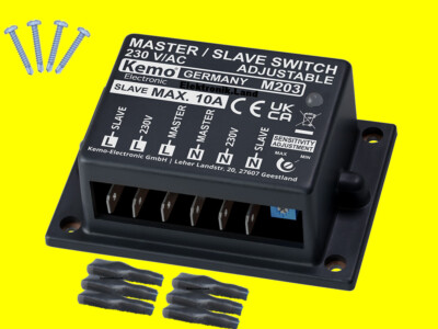 KEMO M203 Master/Slave MasterSlave 230 V/AC Schaltschwelle einstellbar 5-60 Watt