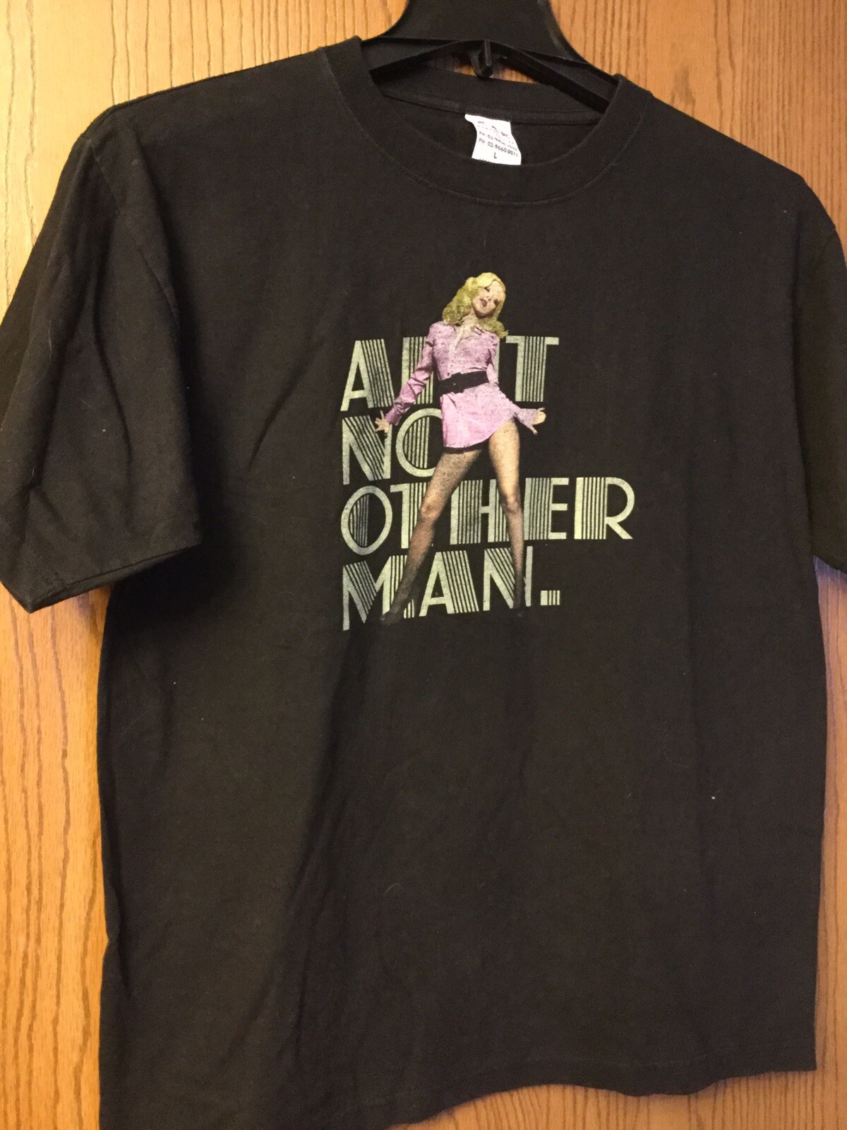 ALTRA Camicia nera Christina Aguilera "Ritorno alle basi" "Non c'è altro uomo" M.