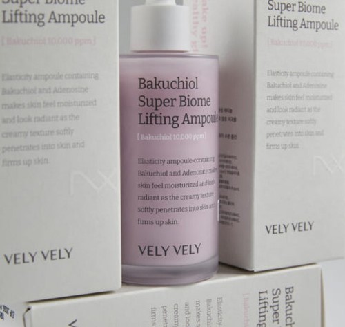 VELY VELY Bakuchiol Super Biome Lifting Ampoule 100ml Anti-Aging K-Beauty - Picture 3 of 5