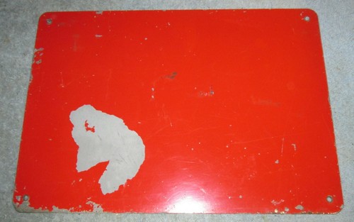 Vintage NO SMOKING Steel Sign Industrial 14 x 10 Man Cave S692 - Picture 7 of 10