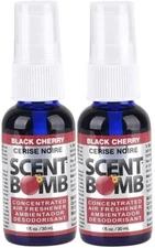 Scent Bomb 100% Oil Based Concentrated Air Freshener Spray, Cherry, 2 Pack