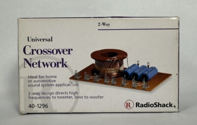Universal 2 Way Crossover Network by Radio Shack 40-1296 - New In Open Box
