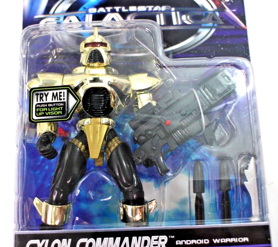 Battlestar Galactica Cyclone Commander Android Warrior Trend master 1996 #30747 Foto 3 de 4
