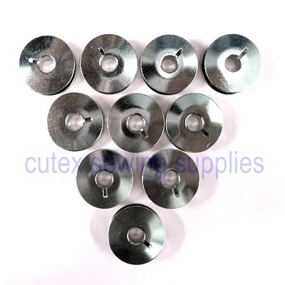 10 Steel Bobbins Pfaff 130, 138-6, 1467 Sewing Machine #8887
