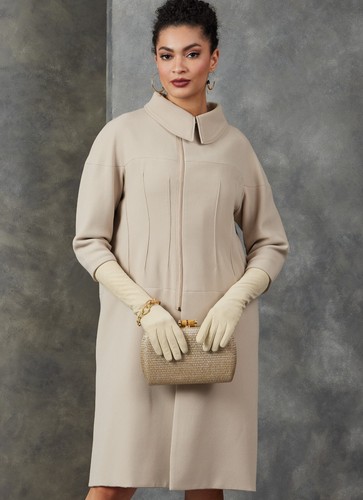 Vogue Advanced SEWING PATTERN V1911 Misses' Coat By Guy Laroche XS-M Or L-XXL - Picture 2 of 6