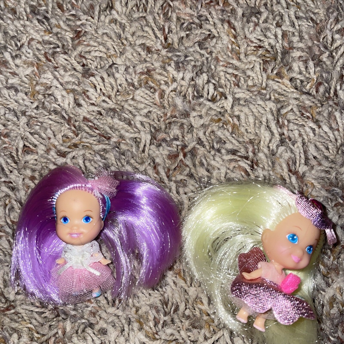 Vintage 90s Tyco Liddle Kiddles Lot Fashion Salon Purse Necklace