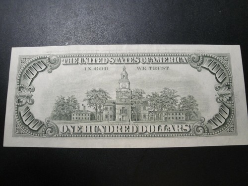 (1) $100.00 Series 1985 Federal Reserve Note BU Uncirculated Condition - Picture 3 of 3