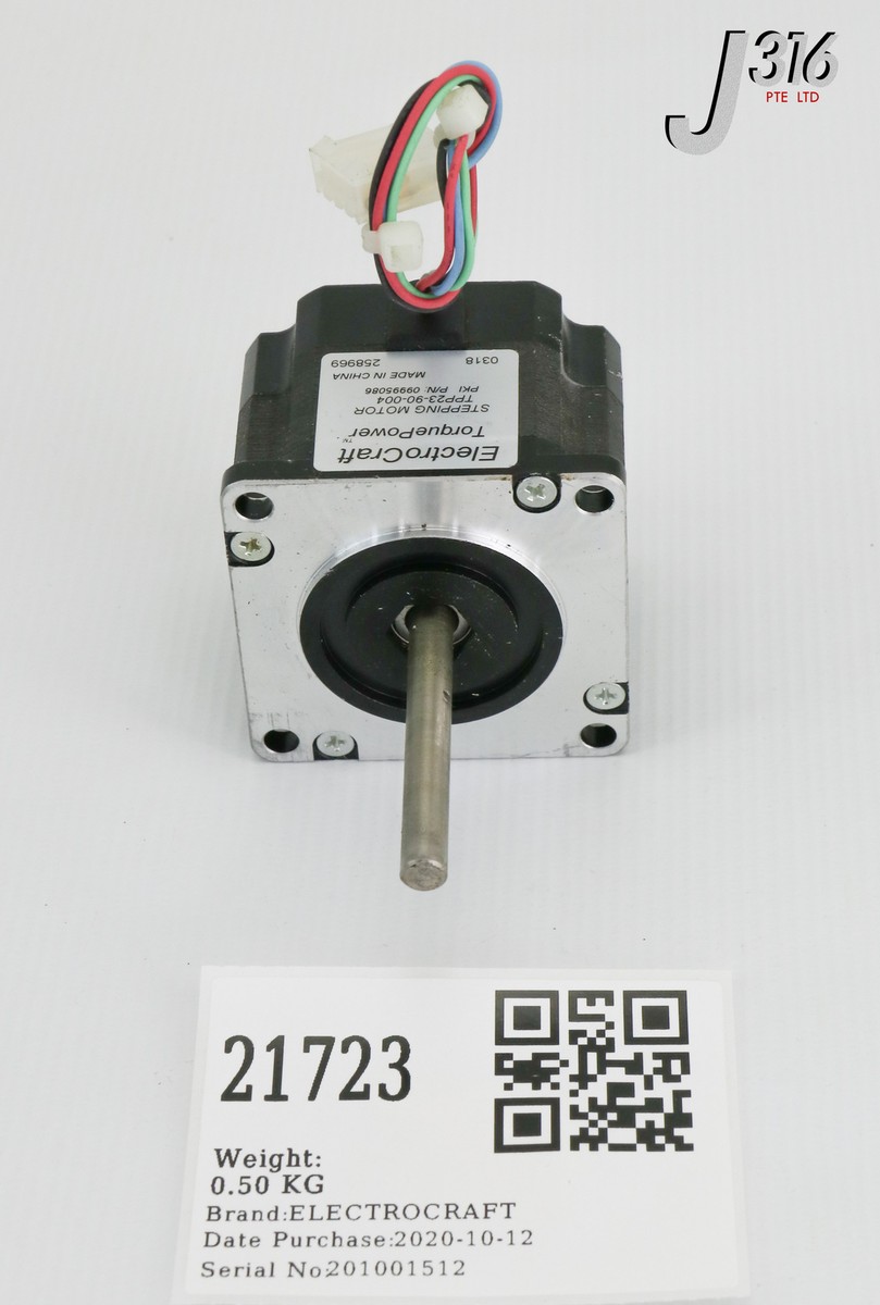 との 21723 ELECTROCRAFT TORQUEPOWER STEPPING MOTOR, P/N: 09995086 TPP23