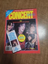 Vintage 1987 Concert Shots Rock Mag, w/posters !! Ratt,Crue,Ozzy,Kiss,Dokken