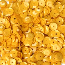 Sequins Cream Orange Sherbert 8mm Round Cup 400 / 4,000 25 Off pcs Loose HQ