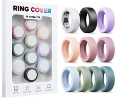 Silicone Ring Cover Compatible with Oura Ring Gen 4 3 Slim Protective Morandi