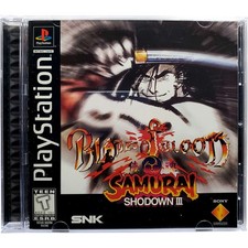 SAMURAI SPIRITS 3 ZANKURO MUSOUKEN PLAYSTATION 1 B2 SIZE OFFICIAL