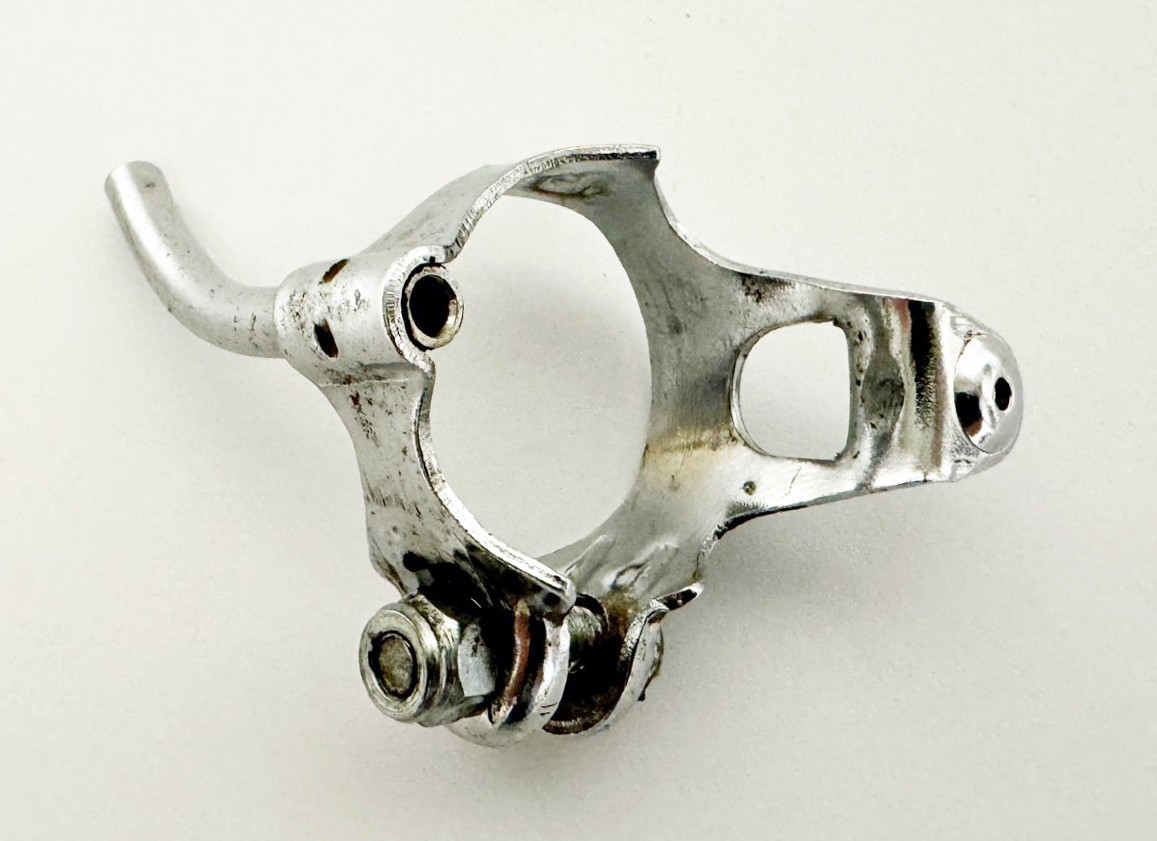 Vintage Bicycle 1-1/8" (28.6mm) 3.3.3. Cable Guide & Housing Stop, Chrome - Used