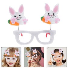 Lightweight Easter Party Glasses Felt Bunny Carrot Design Multi Color
