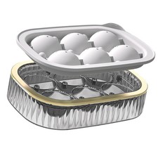 .Ice Ball Maker Round Ice Cube Mold Tray For Home Bar Cocktails Bourbon Whiskey