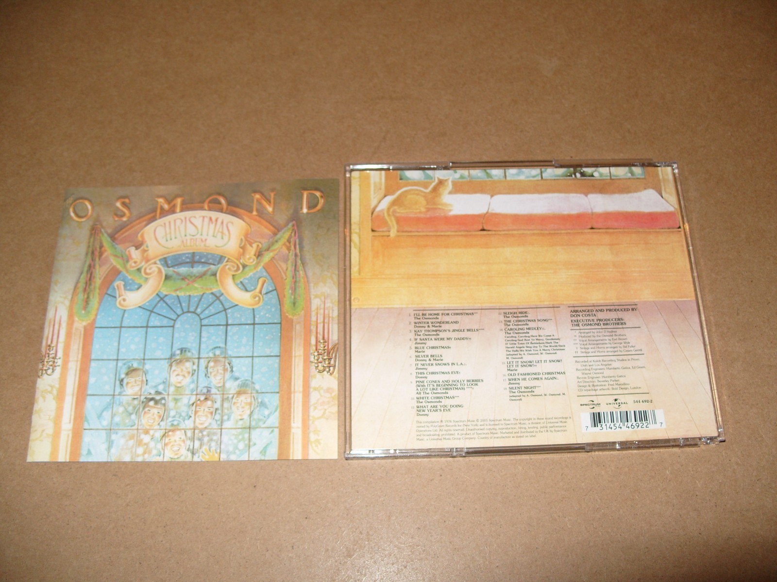 The Osmonds – Christmas Album - 2001 - CD + INLAYS EXCELLENT + CONDITION. (R4)