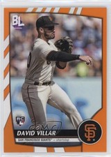 2023 Topps Big League Retail Electric Orange David Villar #16 0t2