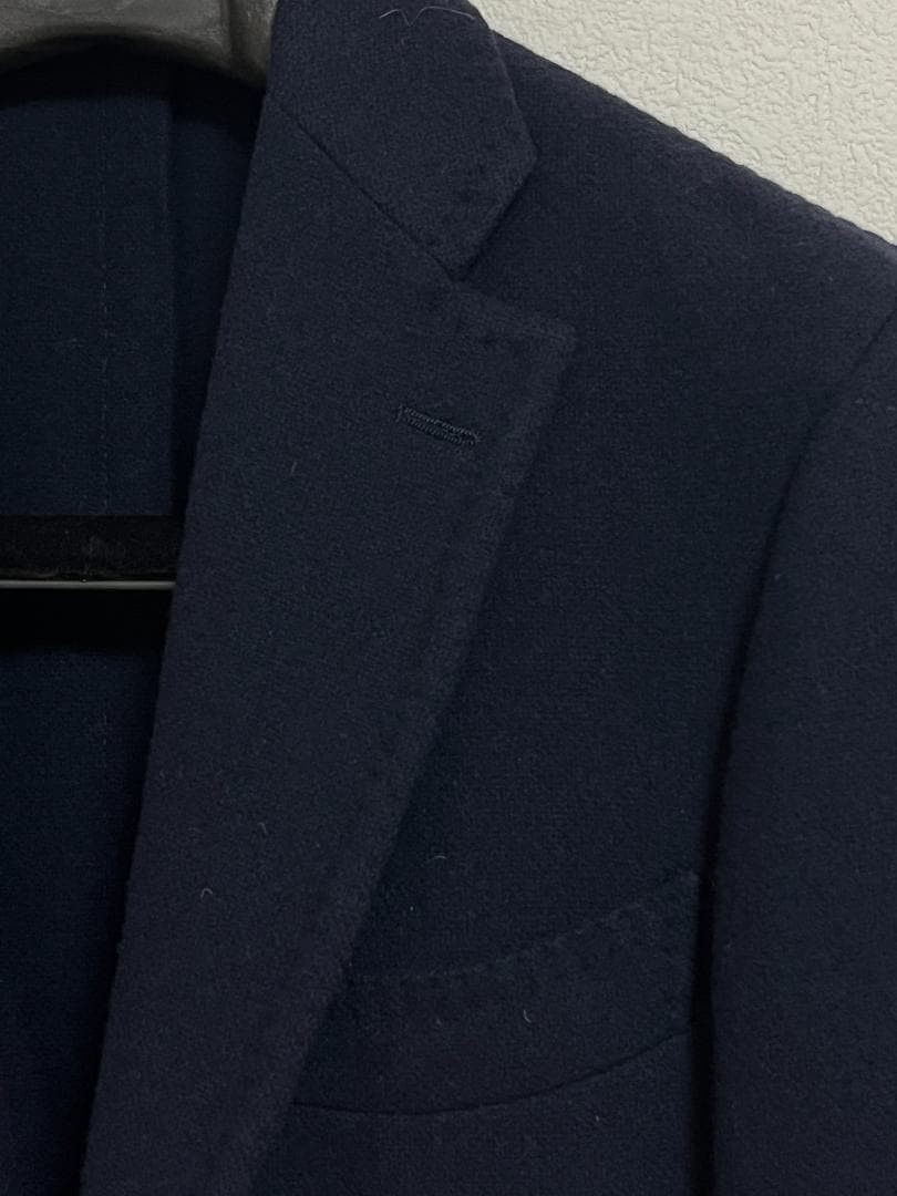 RING JACKET Men's Solid Navy Flannel Jacket Size … - image 1