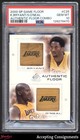 2000-01 SP Game Floor Authentic Combo Kobe Bryant, Shaquille O'Neal COURT PSA 10